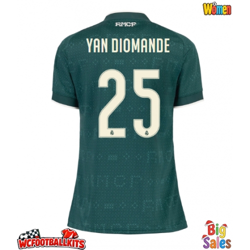 Real Madrid Yan Diomande #25 Replica Away Stadium Shirt for Women 2026-27 Short Sleeve